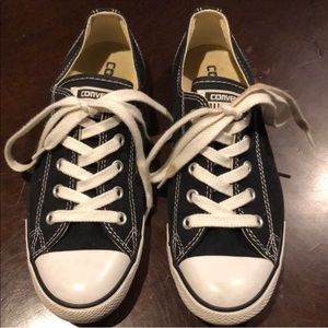 Dainty Black and White Converse